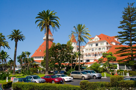 The ghost of Kate Morgan at the Hotel Del Coronado (photo above: the hotel, 